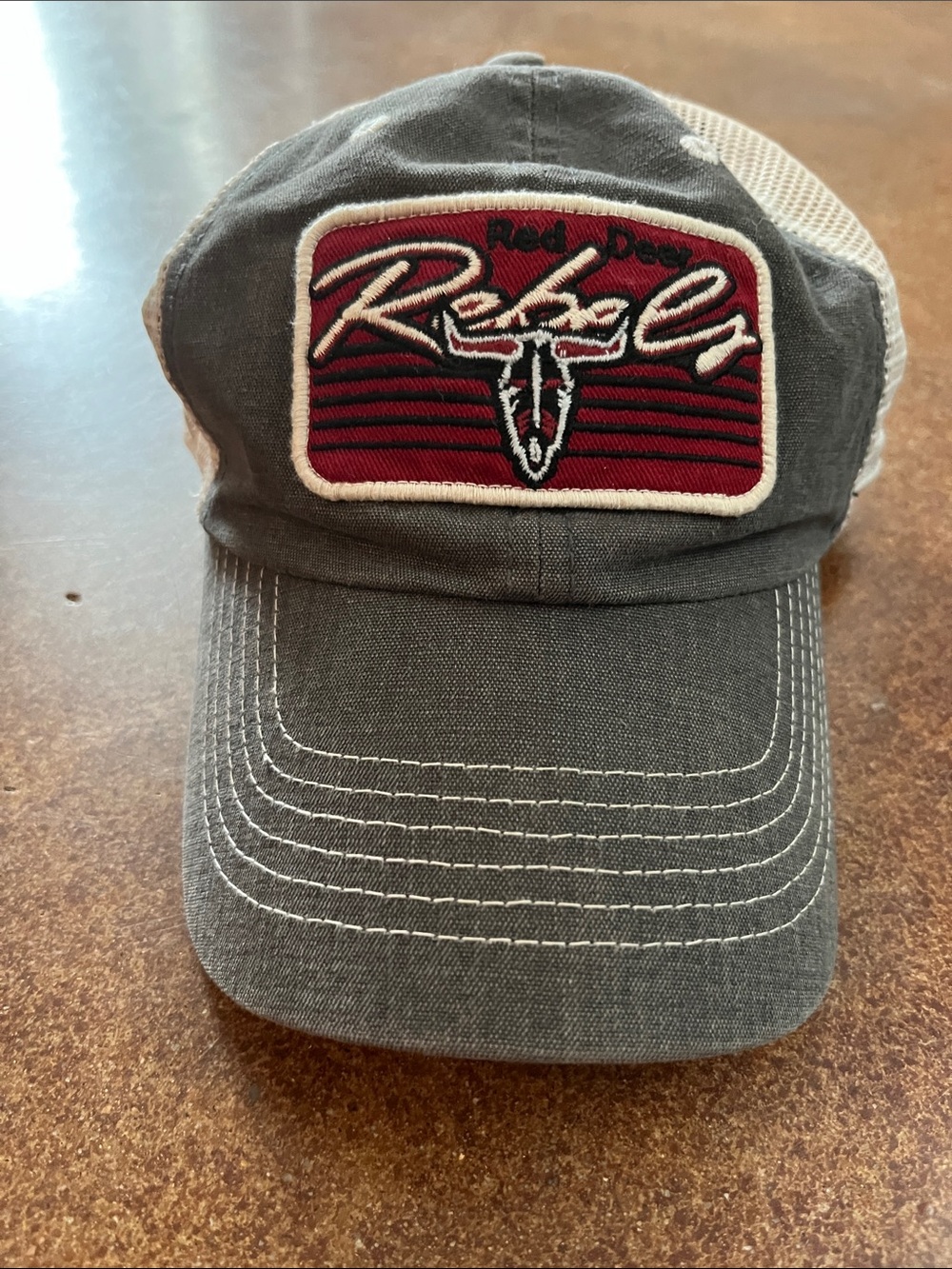 Vintage-Style Red Deer Rebels Trucker Cap